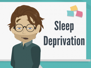 Sleep deprivation, a condition of insufficient sleep